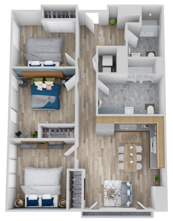 GoatBlocks_Portland_OR_888_3BR_A_3DFloorPlan