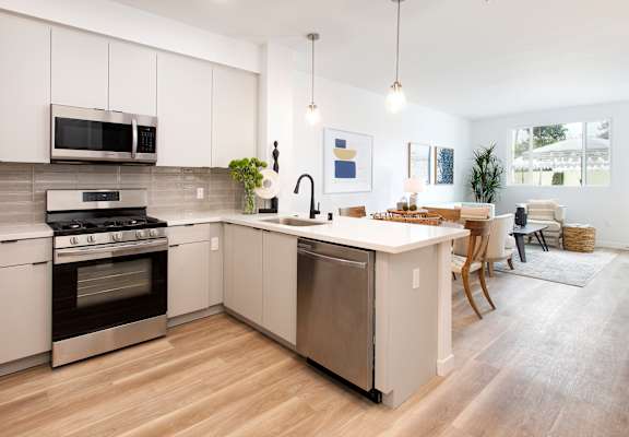 Kitchen Appliances at The Reserve La Mirada, California, 90638
