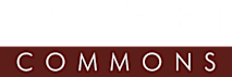 A graphic with the word "COMMONS" in white text on a red background.