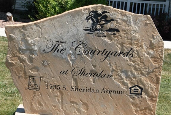 Image of The Courtyards at Sheridan sign