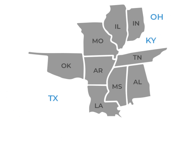 states map of the with abbreviated states regions and capitals