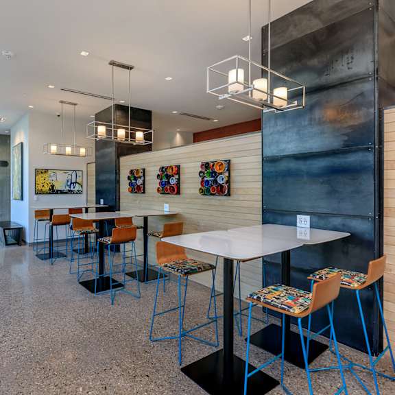 The Gallery on 5th Lounge and Seating Area