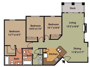  Floor Plan 3x2 A