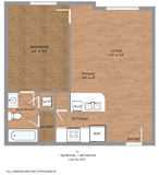 1 bed 1 bath I at Hickory Street Lofts Apartments, Denton