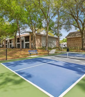 Community Pickleball Courts with Nets at Grand Pavilion Apartments in Tampa, FL-SMLAM.