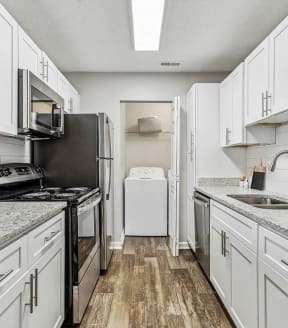 Model apartment kitchen