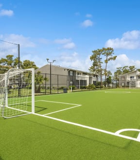 Soccer field at Arbors at Orange Park Apartments in Orange Park, Florida.