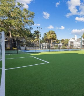 Soccer field  at Caribbean Breeze Apartments in Tampa, Florida