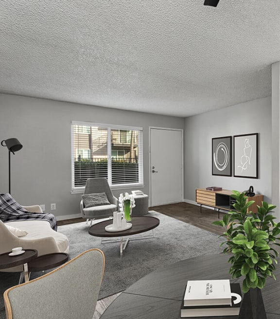 Model Dining Room at The Archer Apartments in Sacramento, CA-SMLAM.