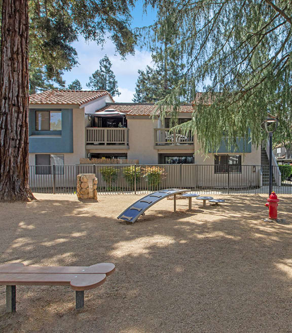 Community Dog Park with Agility Equipment at Creek at 2645 Apartments located in Sacramento, CA-SMLAM.