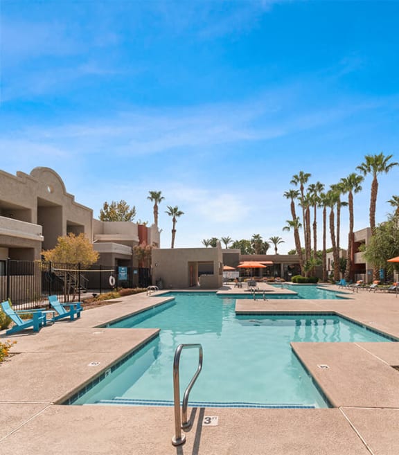 Resort style pool at Helix