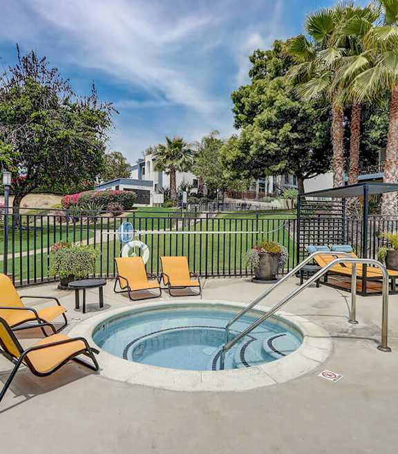 Community Hot Tub at Cove La Mesa Apartments located in La Mesa, CA-SMLAM.