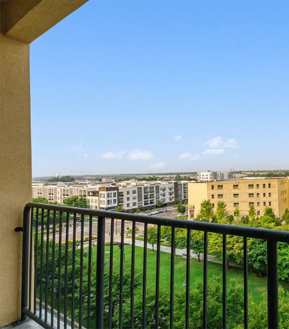 Balcony view at Altitude on Fifth