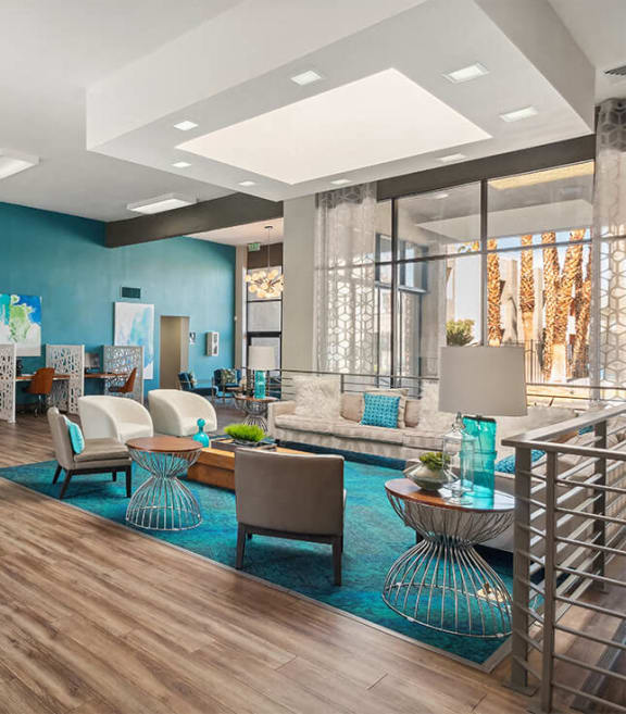 Clubhouse at Helix apartments