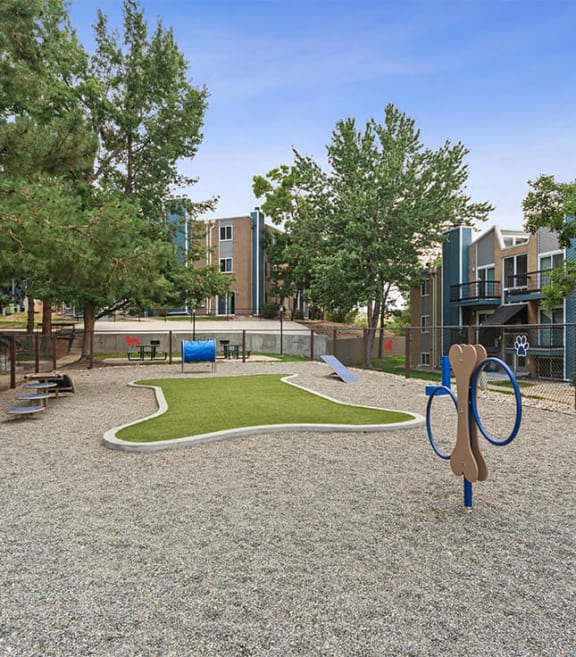 Dog park at Revive at 9 Mile Station