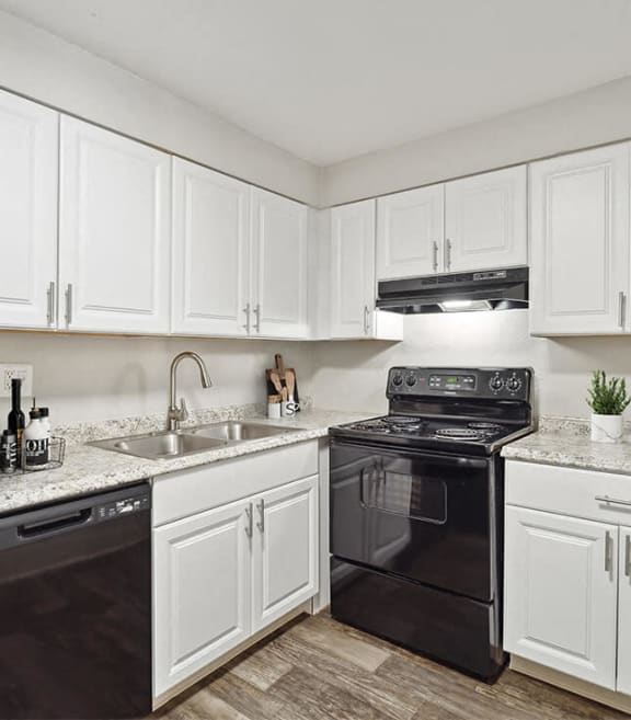 Model apartment kitchen