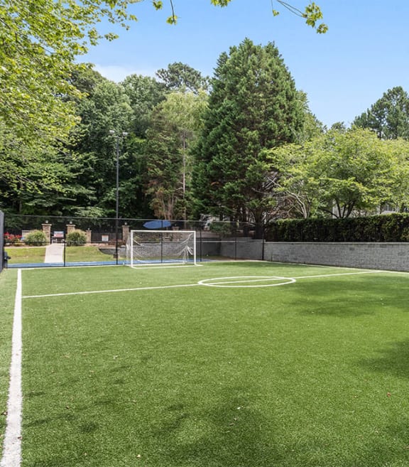 Soccer field at Brookstone apartments