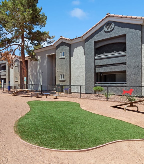 Dog park at Verraso
