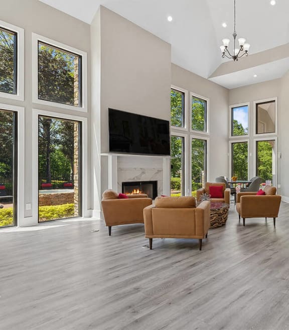 Clubhouse interior at Waterford Place