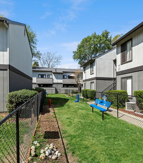 Community Dog Park with Agility Equipment at Bridges on Sunset Apartments located in Suisun City, CA-SMLAM.