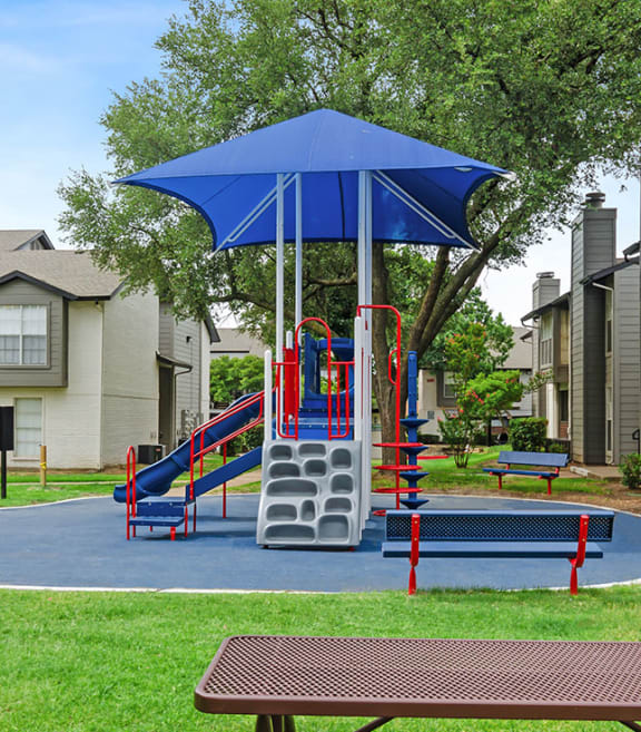 Playground at Autummwood Apartment Homes in Arlington, TX.