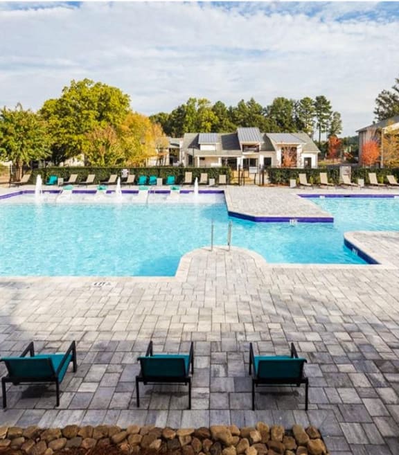 Resort-style pool at the Grandstand