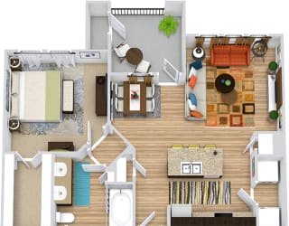 Floor Plan Lampasas with Detached Garage