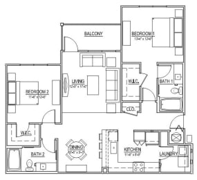 Manitoba - B2 - 1255 Sq Ft