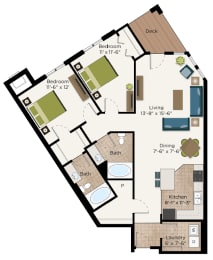 The Jackson Floor Plan at The Communities of River Crossing, Saint Paul