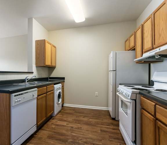 Apartment Kitchen-Jazz District Apartments, Kansas City, MO