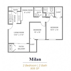 Floor Plan Milan