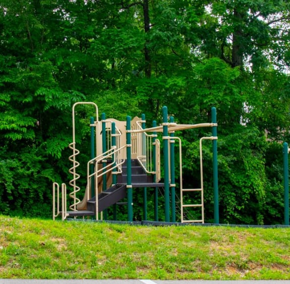 Playground outside at Bradford Ridge Apartments, Bloomington, Indiana