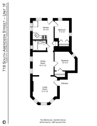  Floor Plan Two Bedroom