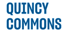 The image features the words "QUINCY COMMONS" in large, bold letters.