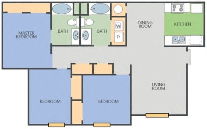  Floor Plan Yellow