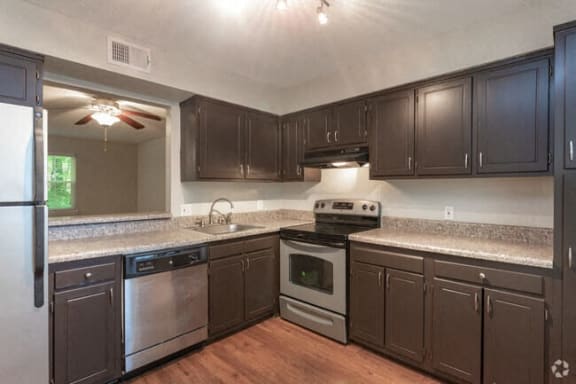 Kitchen at Midtown Park Townhomes, Raleigh, 27609