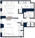 Belden Stratford | 1 Bedroom 1 Bath | 699 Sq Ft  at The Belden Stratford, Chicago, 60614