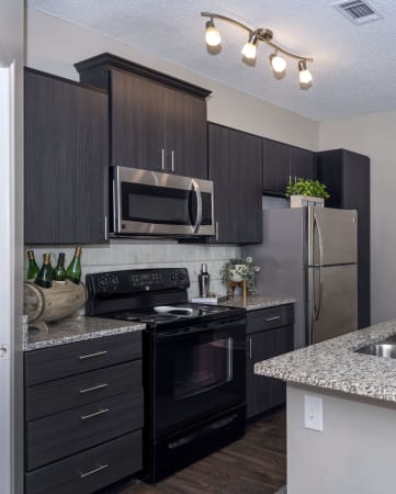 our apartments offer a modern kitchen