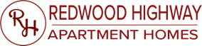 The image is a logo for "Marin Apartments".