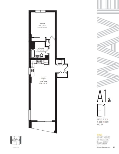 Floor Plan  A1 & E1