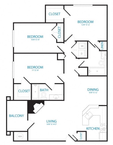 Floor Plan  3 bedroom