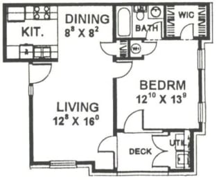  Floor Plan 1 Bedroom