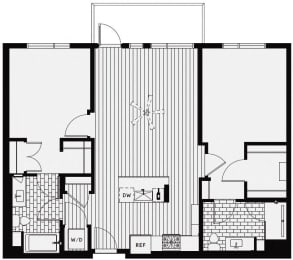 C6 – 2 Bedroom at Vida North Park, San Diego, CA