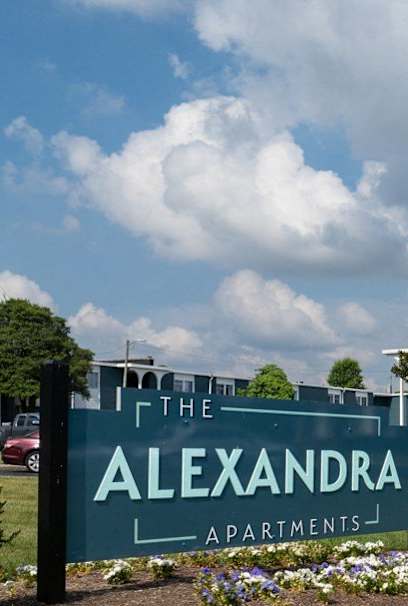 The apartment complex is called The Alexandra.