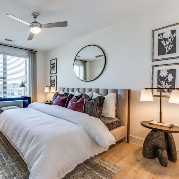 Aura High Pointe Apartments in Austin, Texas Model Bedroom