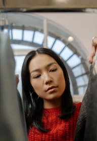 woman shopping for clothes