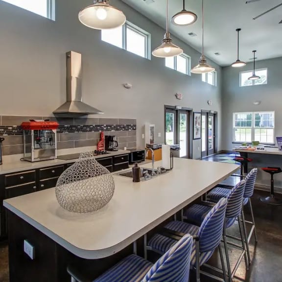 Clubhouse Coffee Bar at HUB of New Albany Apartments, New Albany, 47150