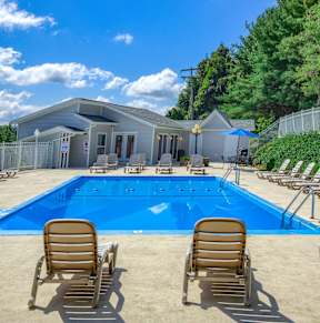 our apartments have a large pool for residents to enjoy