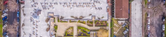 Aerial view  at FREMONT MEWS, Sacramento