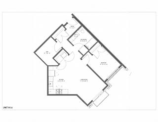 Floor Plan 1-Bedroom Den